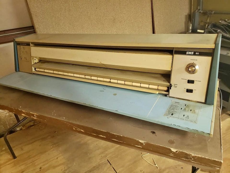 Wide Format Copier from the Early 1970s