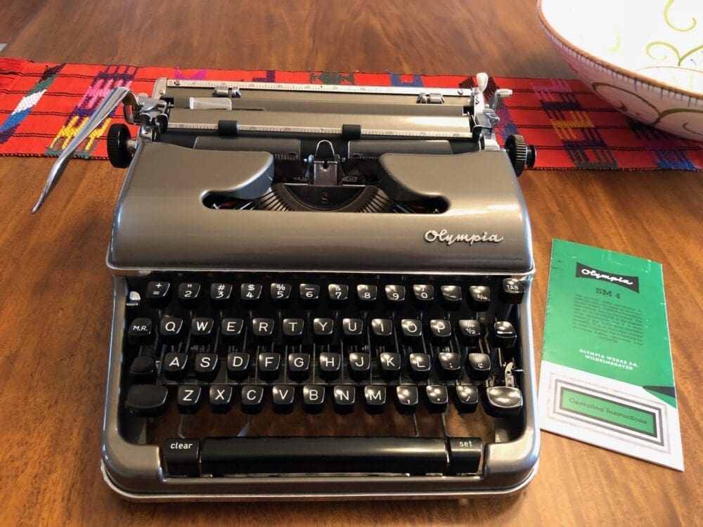 Vintage Typewriter Testimonial
