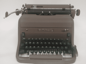 Royal Typewriter from 1952 to 1957