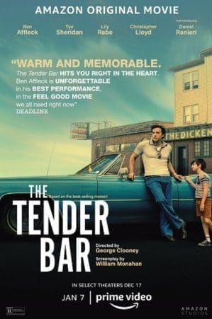 The Tender Bar movie poster; movie has Karl Business Machine props.